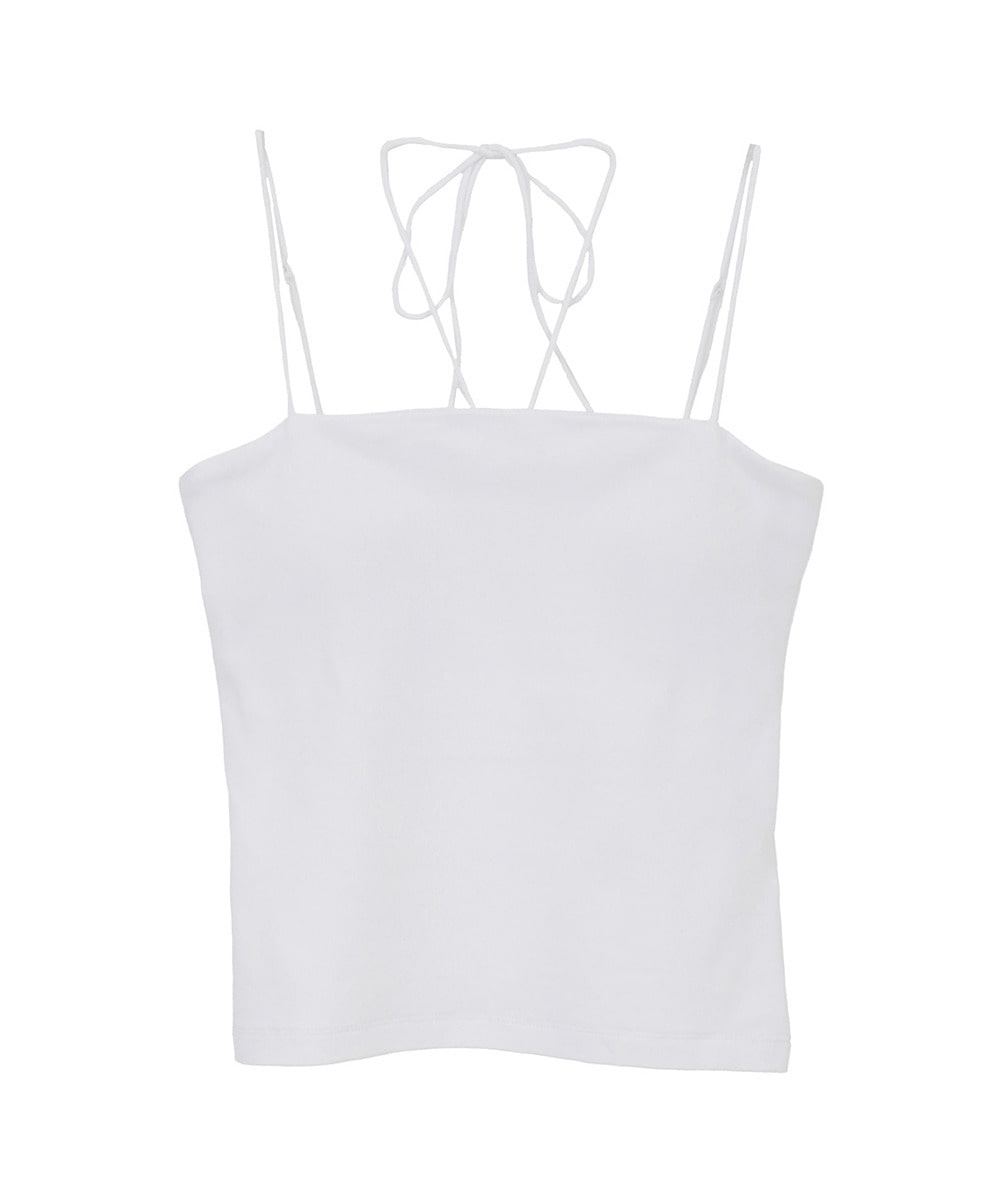 THIN CORD HALTER NECK TOPS