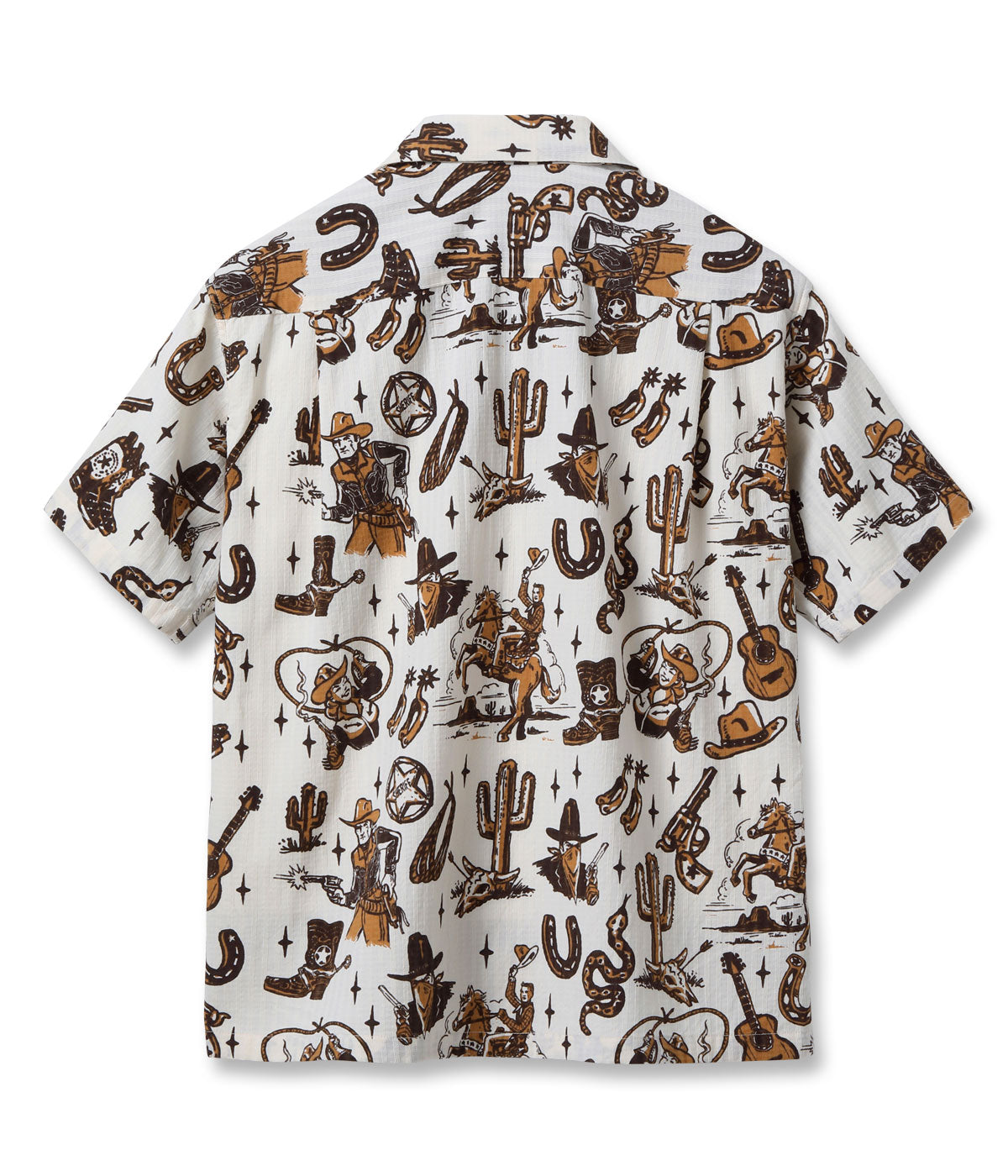 Dobby Cotton Open Shirt 'The Westerner' by Vince Ray