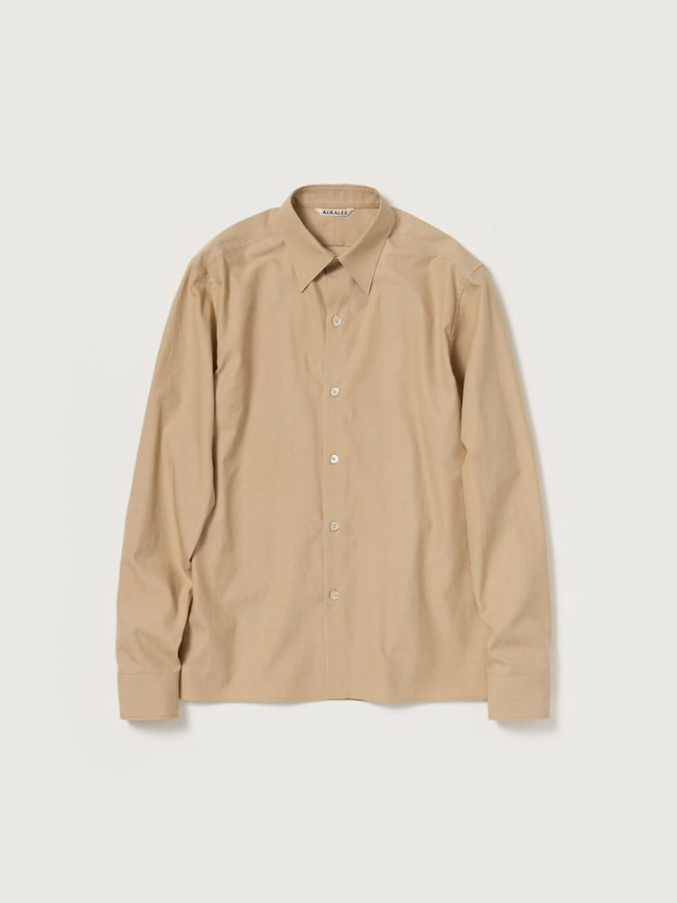 WASHED FINX TWILL SLIM SHIRT