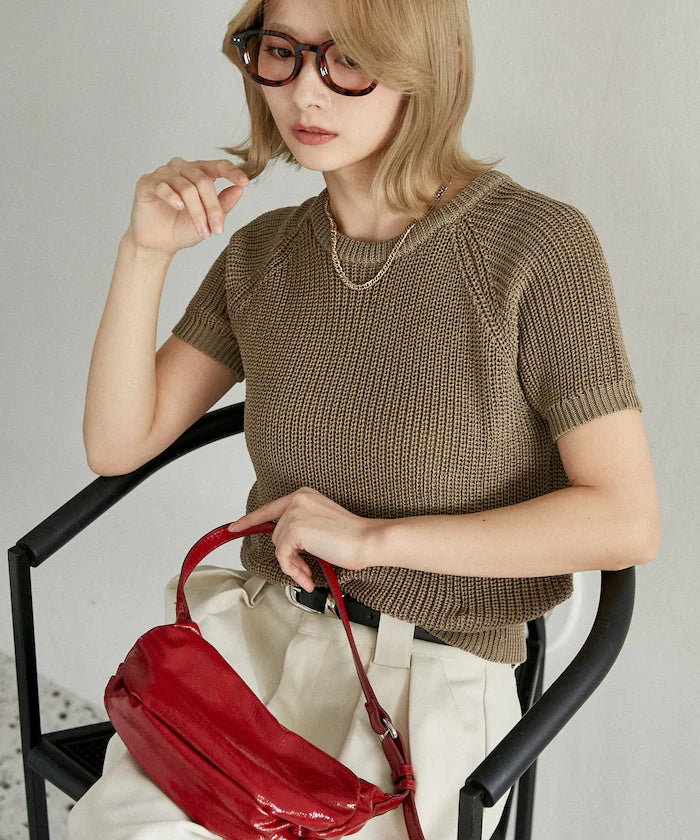 Compact Summer Knit with Purl Stitch - Limited Expansion