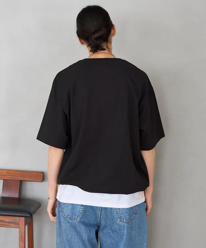 6 Ounce Side Pocket Spindle Short Sleeve T-Shirt / Big Silhouette
