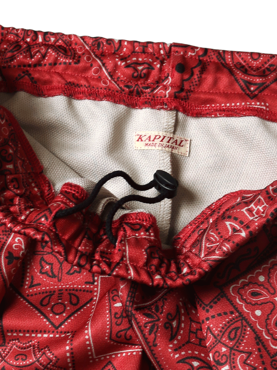 Smooth Jersey COOKIE Bandana Pattern Baggy Trouser...