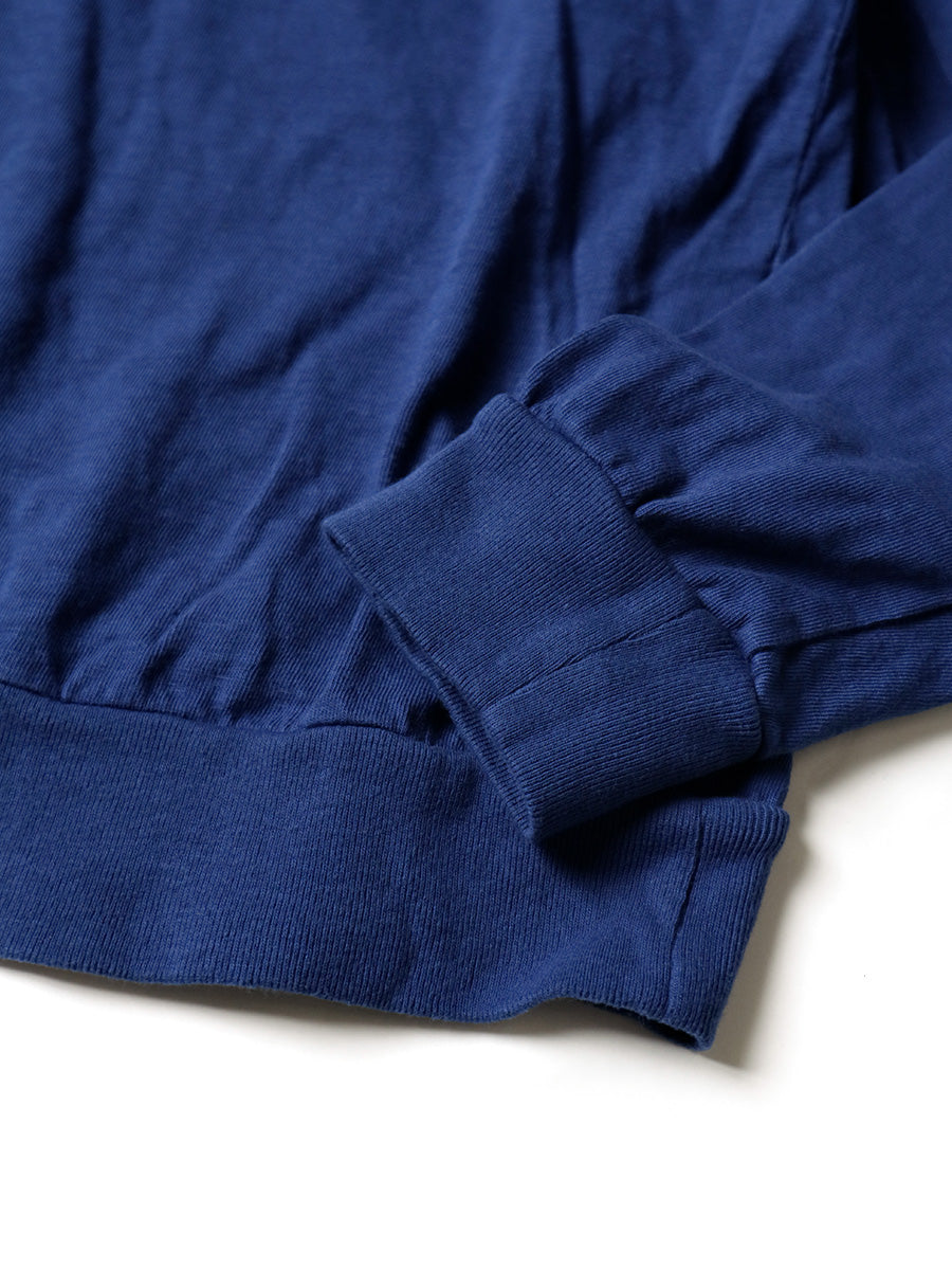 18.5/- Tenjiku High Neck Long T (PEACE embroidery)