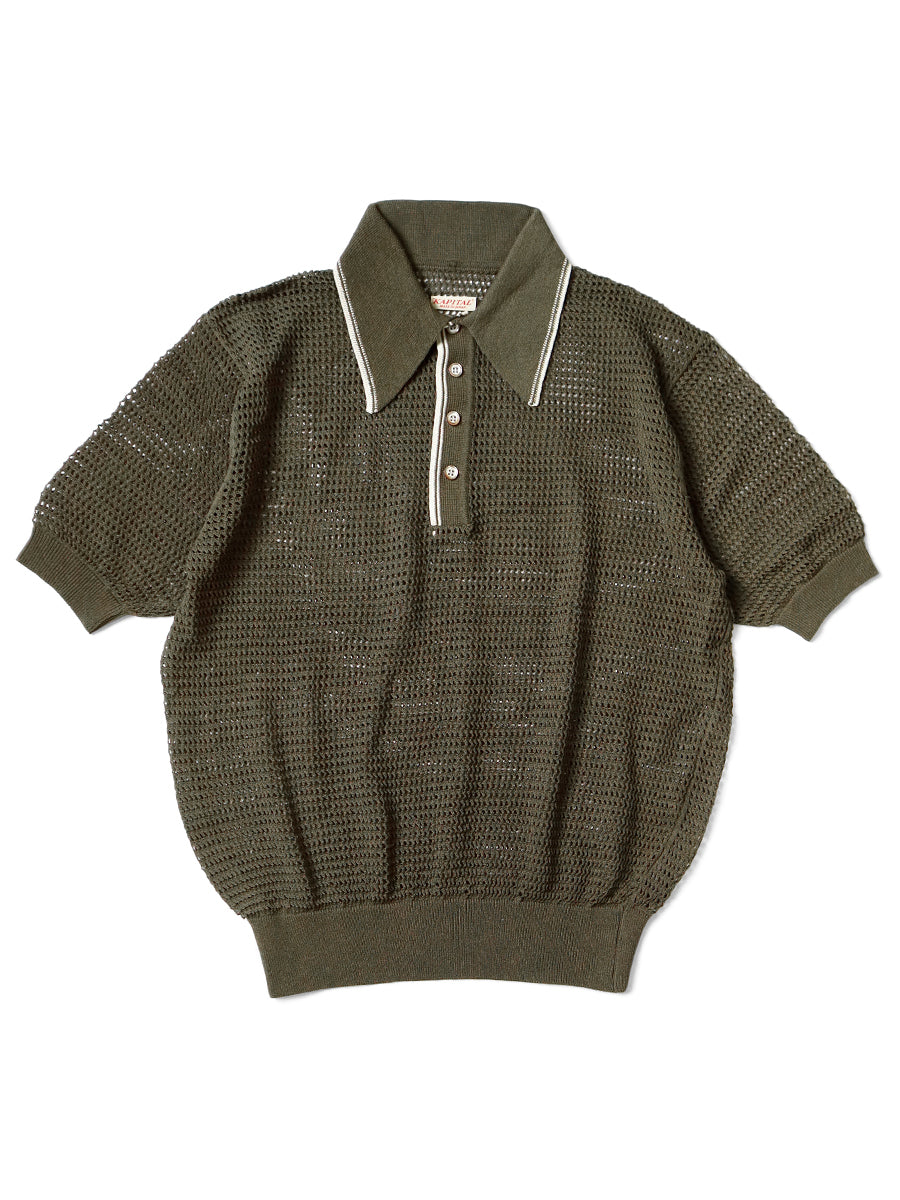 12G Mesh Knit Carol Polo