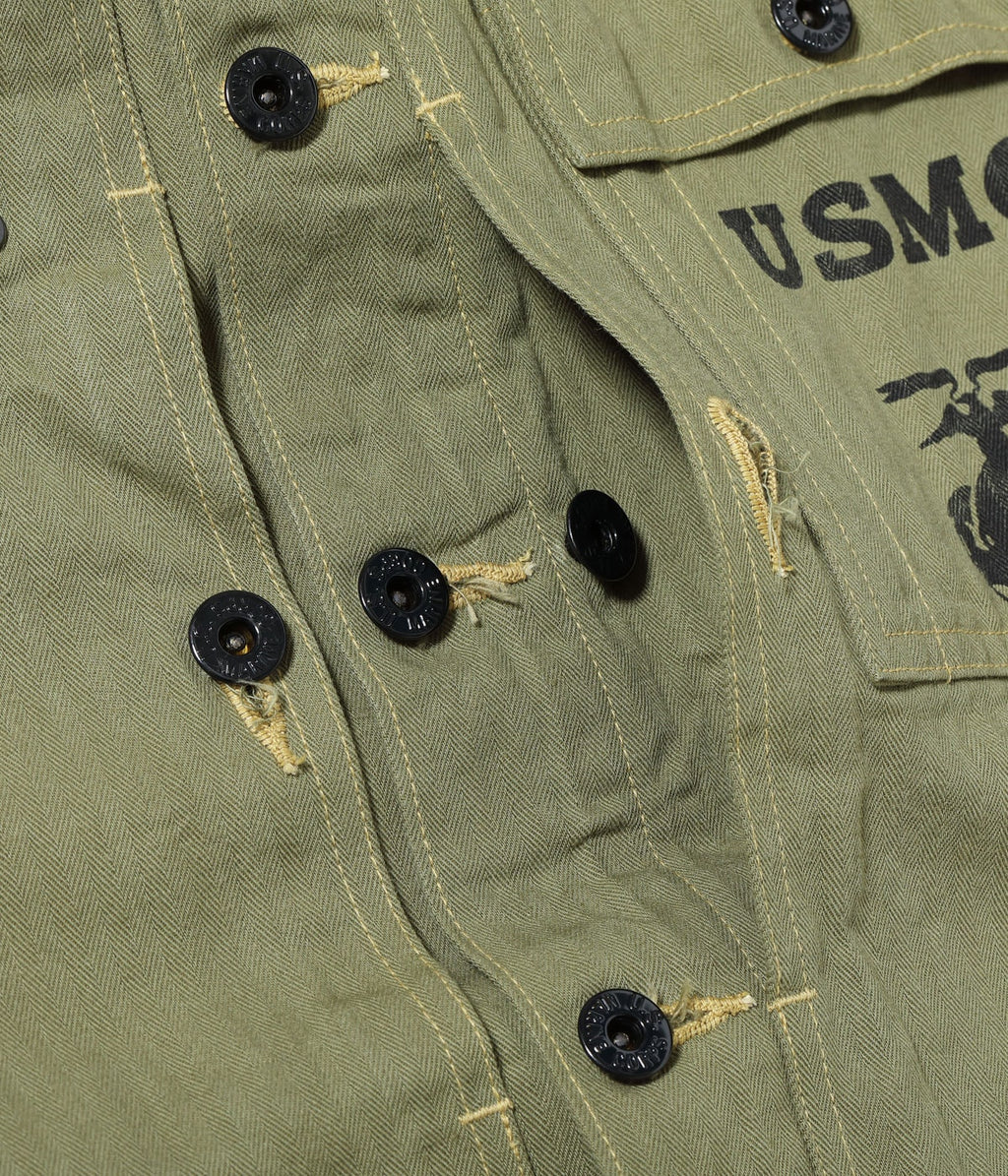 U.S. Marine Corps M-1944 Herringbone Utility Jacket