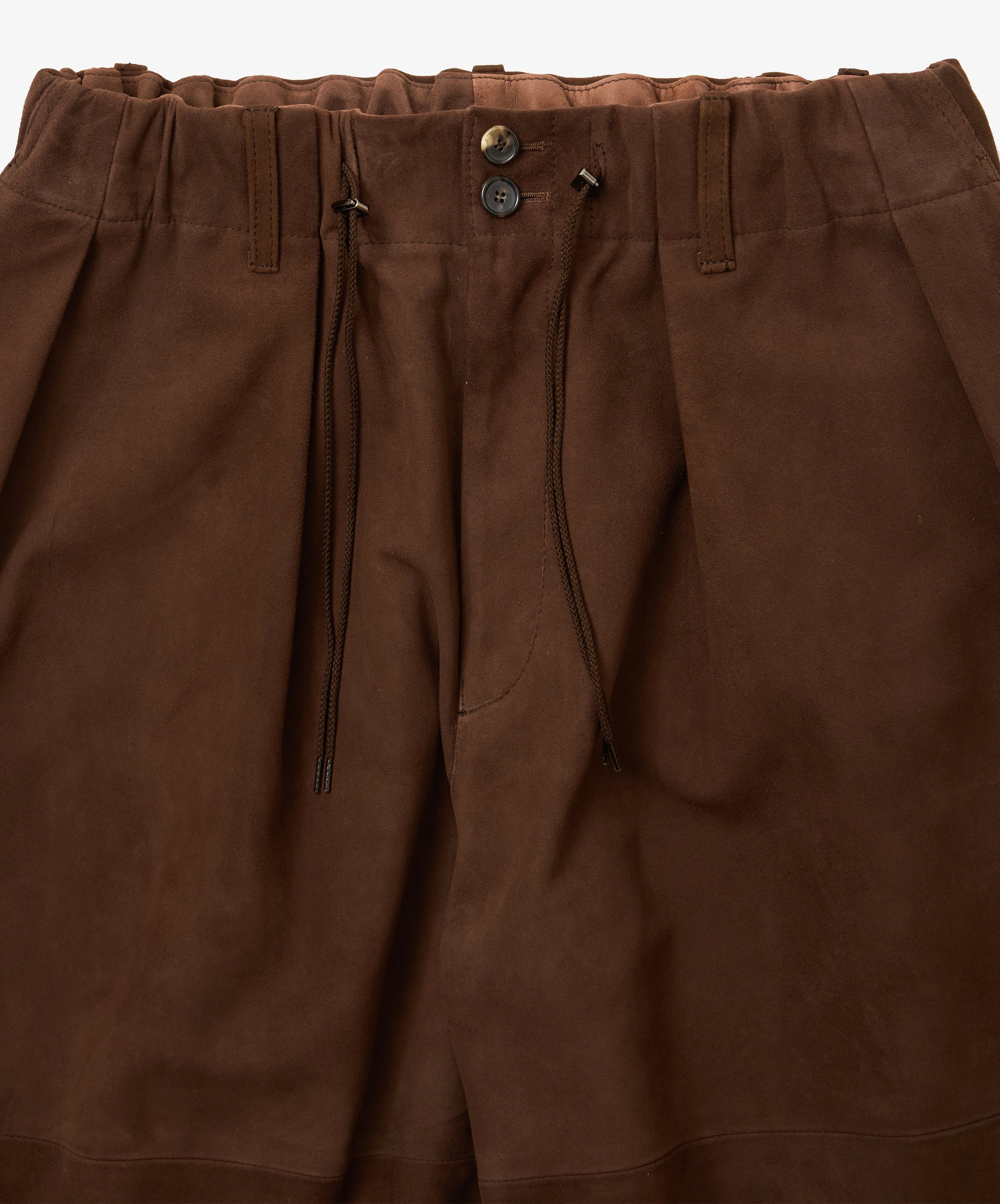 circular pants sheepskin brown