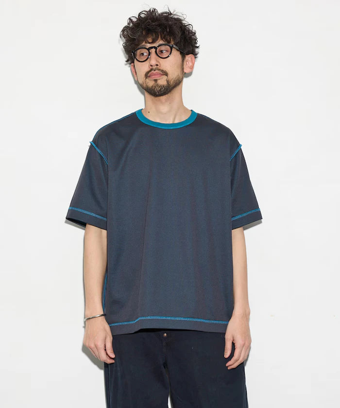 Relaxed Fit Reversible Cardboard Short Sleeve T-Shirt / Color Design