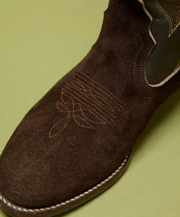 Long western boots/real leather long western boots