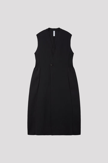 MILAN COLLARLESS LONG VEST