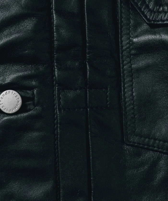 Leather Jacket TYPE-1 / Water-Repellent Leather / Cowhide