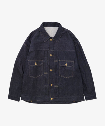 trucker jacket denim one wash