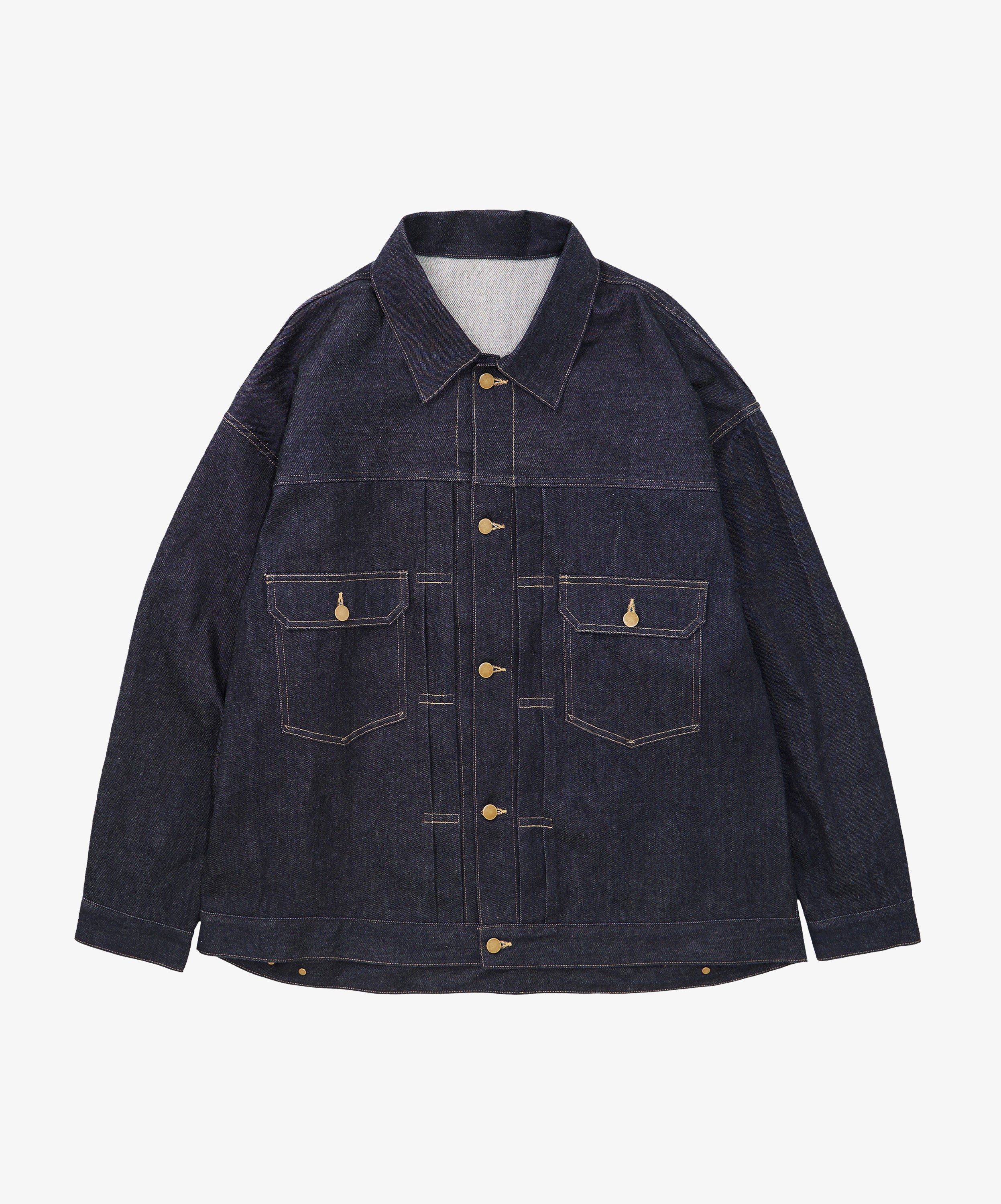 trucker jacket denim one wash