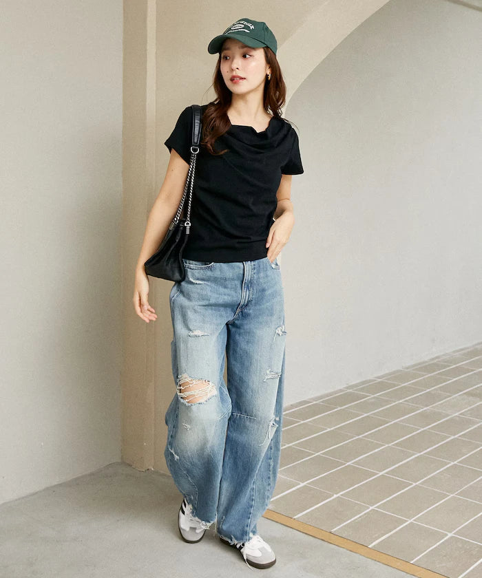 2WAY Draped T-Shirt Limited Release