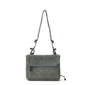 WATER PROOF SUEDE SACOCHE WALLET/GRAY