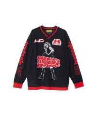 HYSTERIC84 Jacquard Mesh Pullover