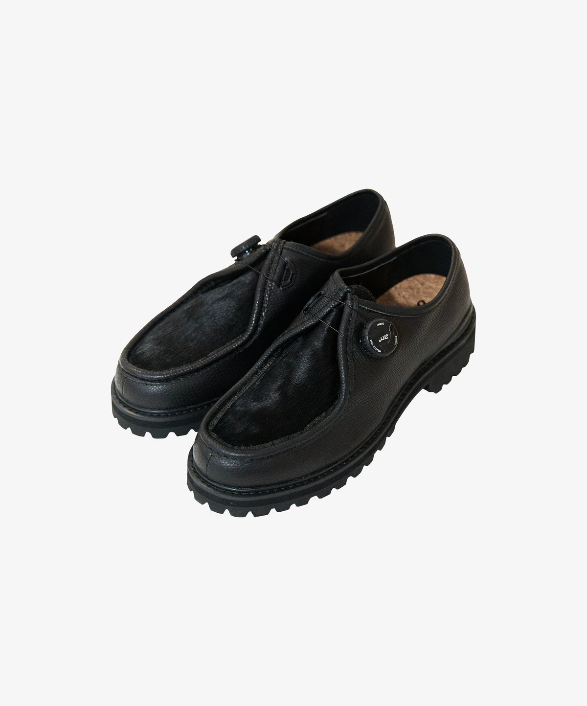 chaussure de marche black ponyhair