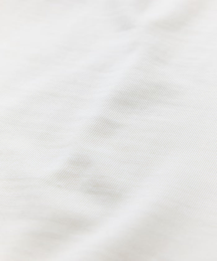 SUPER MERINO WOOL×INKEEP Crew Neck Long Sleeve T-Shirt