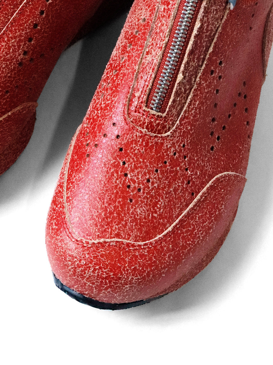 Cracked Leather Sparrow Sneakers