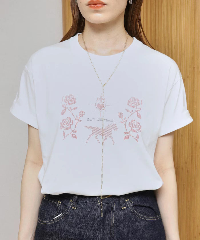 Organic Cotton Dot Graphic T-Shirt