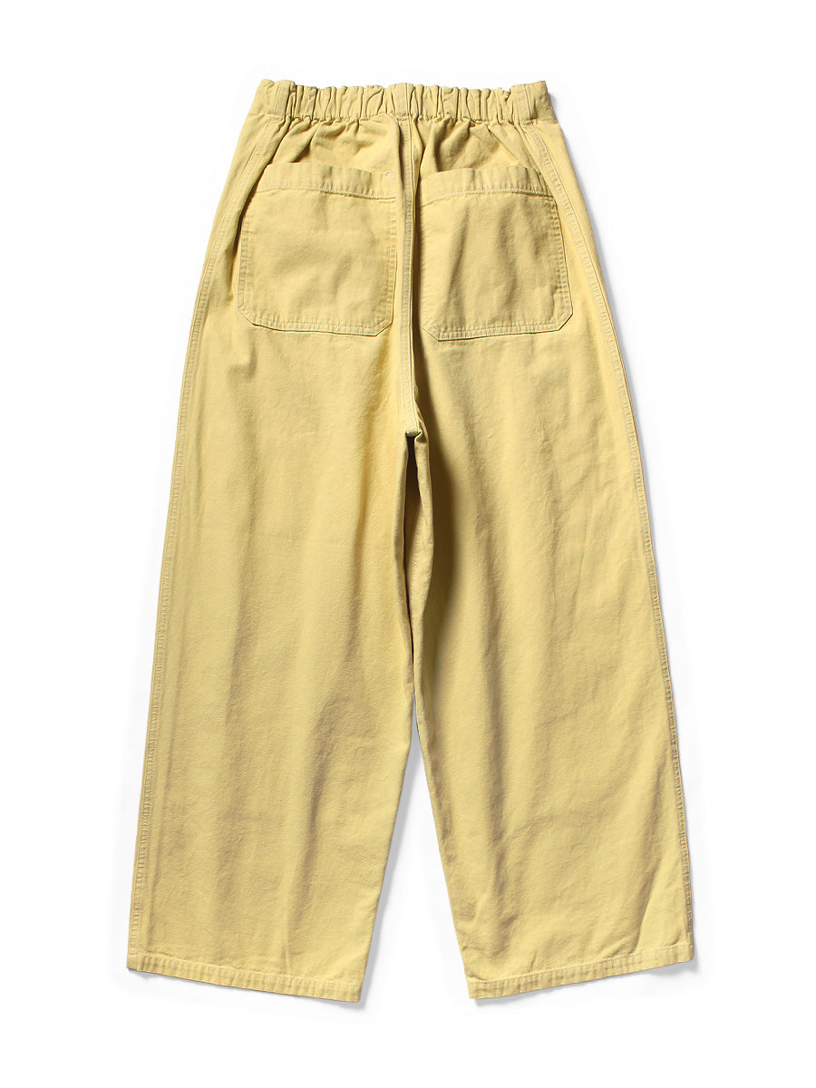 Canvas W Knee Easy Baggy Pants