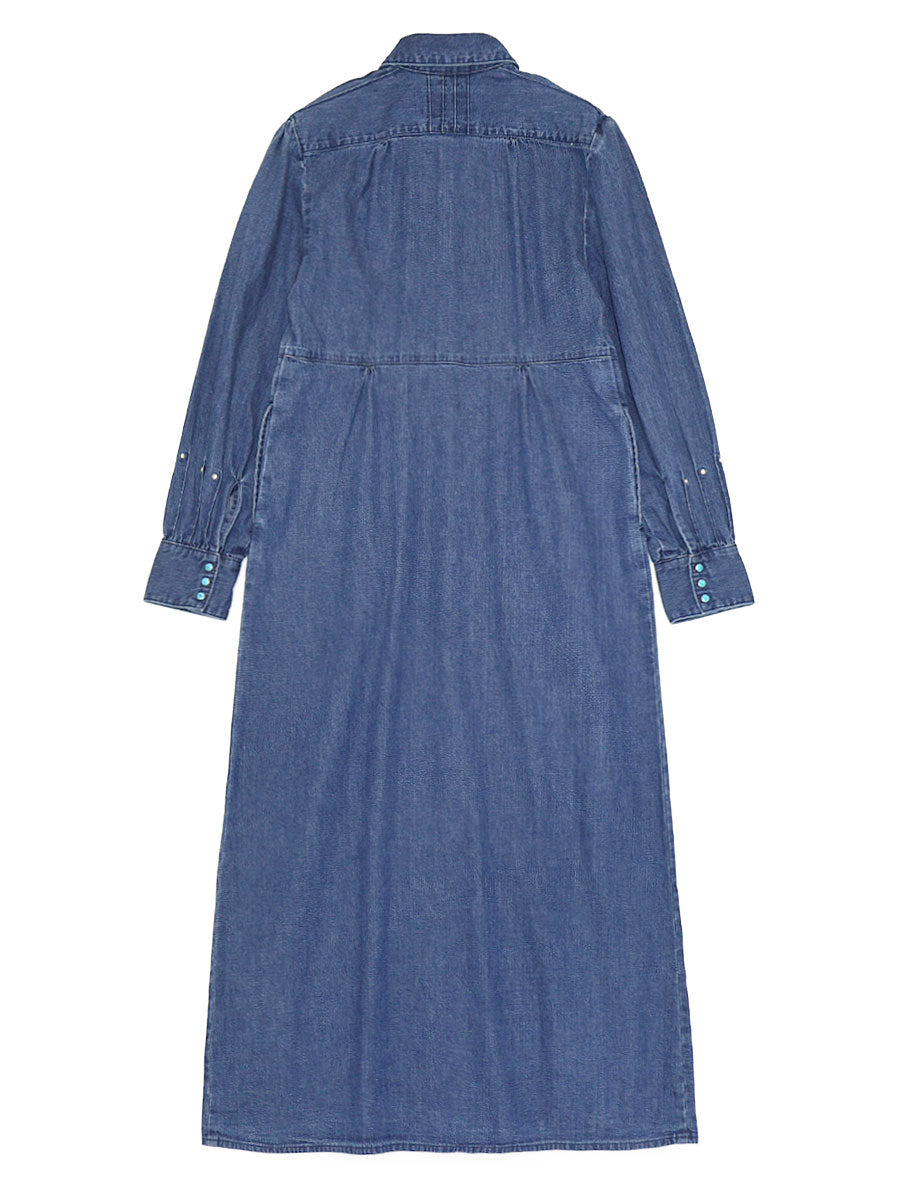 8oz Denim Pintuck Sundance Dress