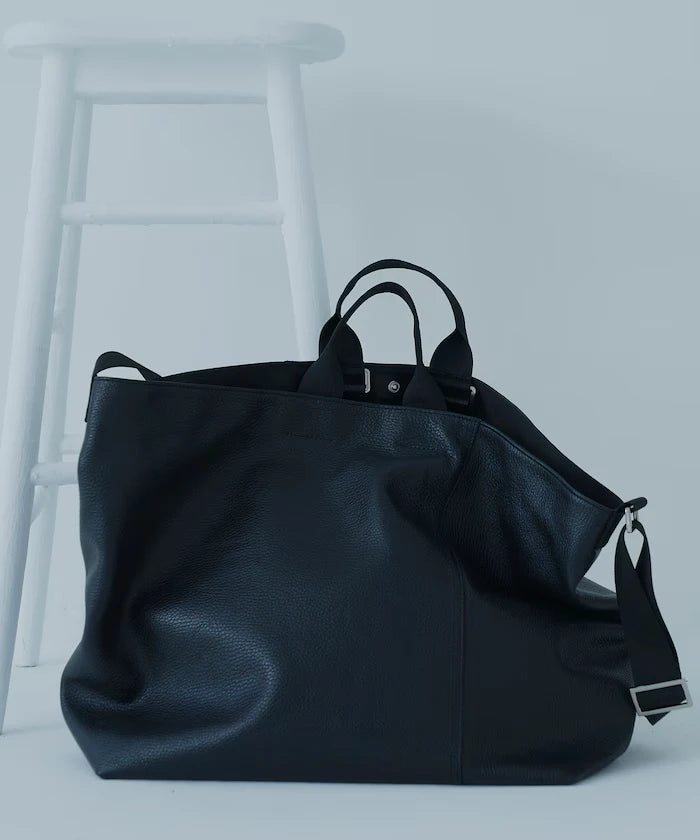 2WAY Leather Messenger Bag