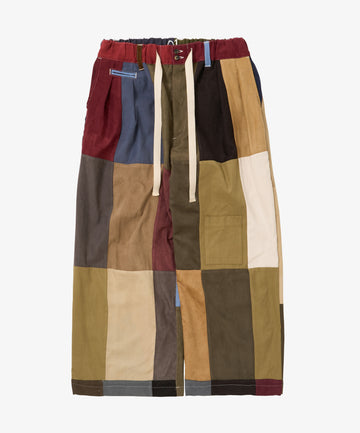 hakama pants faux suede one