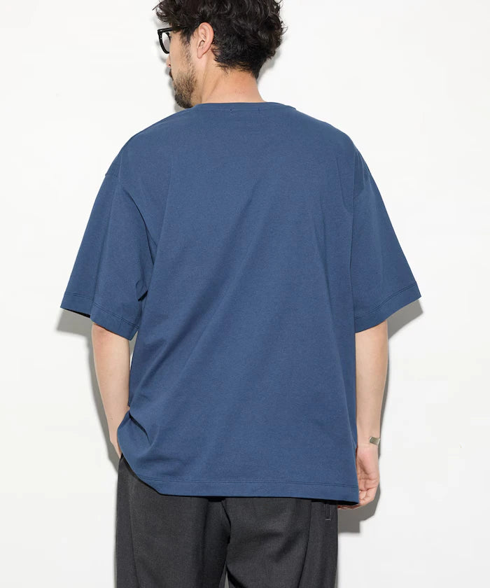 6 Ounce Front Logo Embroidered Crew Neck T-Shirt / One Point Design T-Shirt LEFT CHEST EMBROIDERY PSD