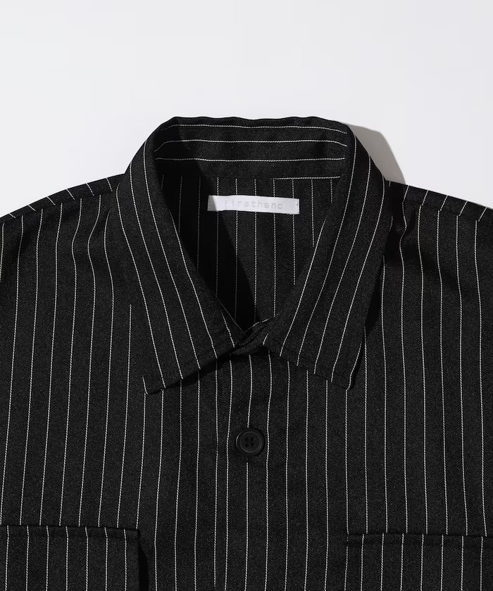 Spindle Stripe Shirt Jacket / Suitable for Setup