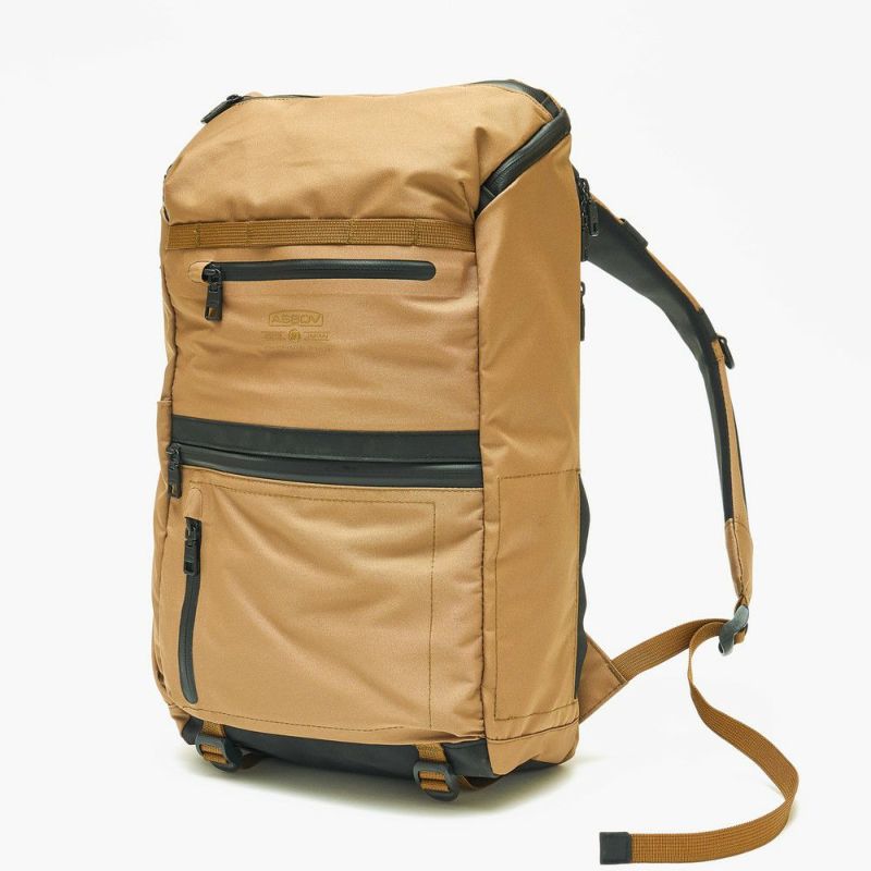 WATER PROOF CORDURA 305D ROUND ZIP BACKPACK/KHAKI