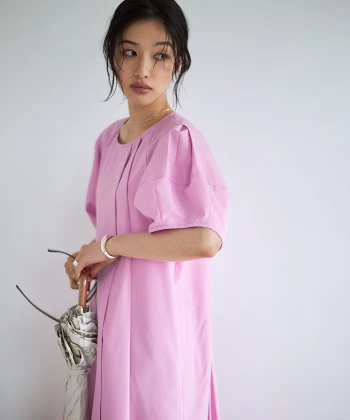 Balloon Sleeve 2WAY Dress / 5 Minute Sleeve