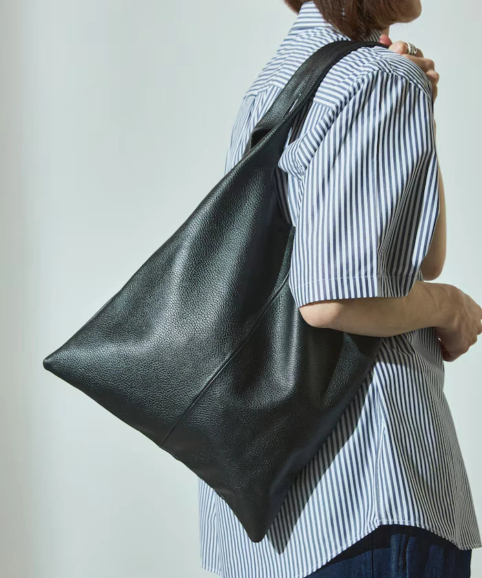 Leather Marche Bag / Leather Marche / Tote Bag / Cowhide / Water-repellent Leather