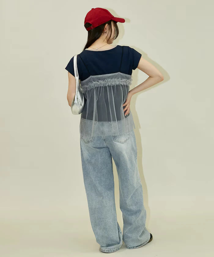 Tulle Bustier T-shirt Set Limited Edition