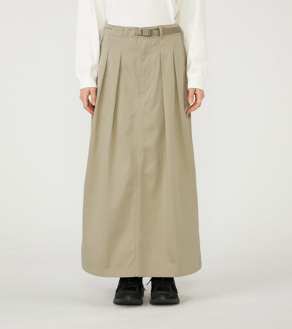 Chino Tuck Field Skirt
