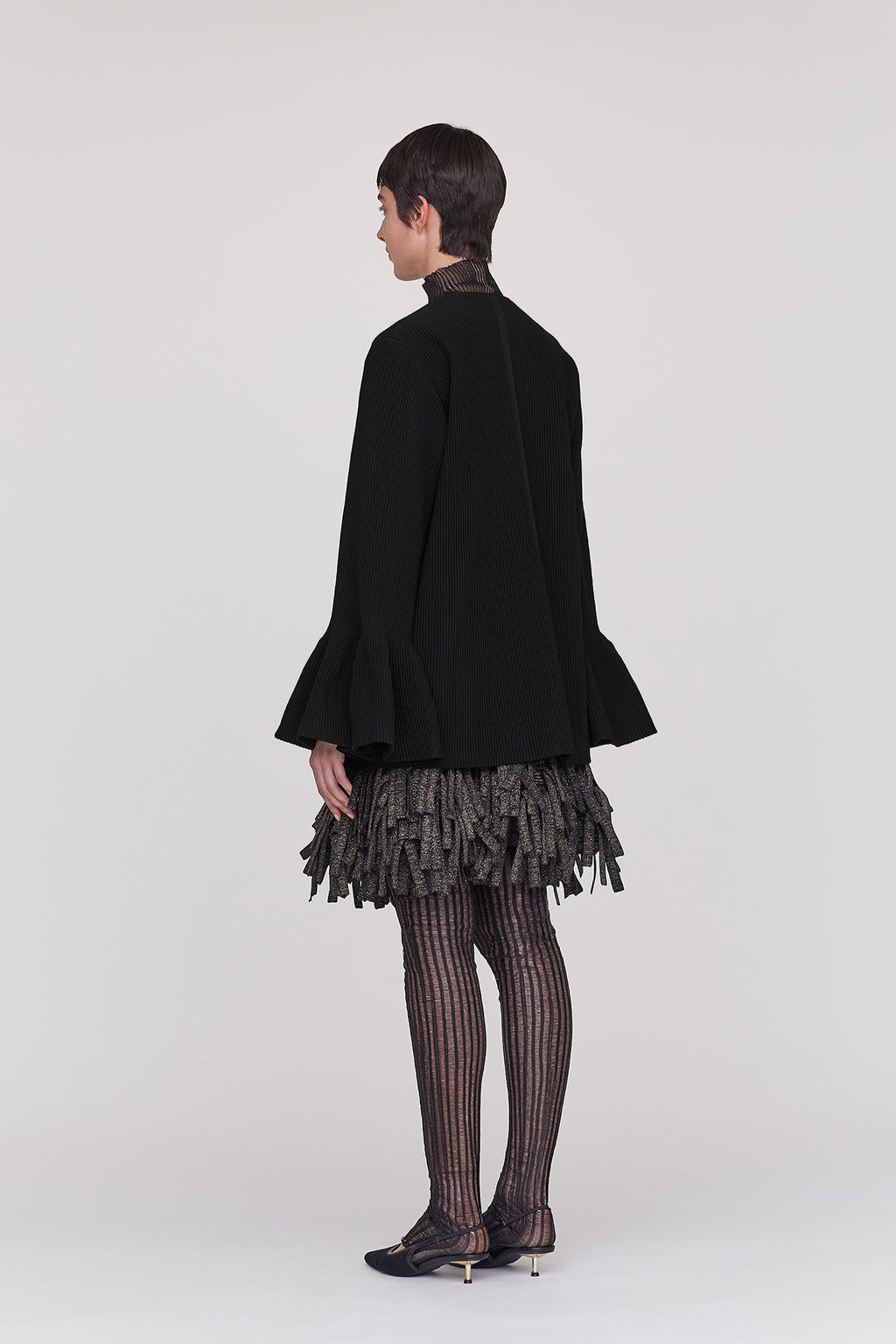 HYPHA BELL SLEEVE COAT