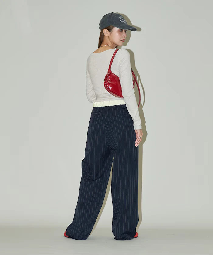 West Shearing Panel Easy Slacks Pants Limited Edition