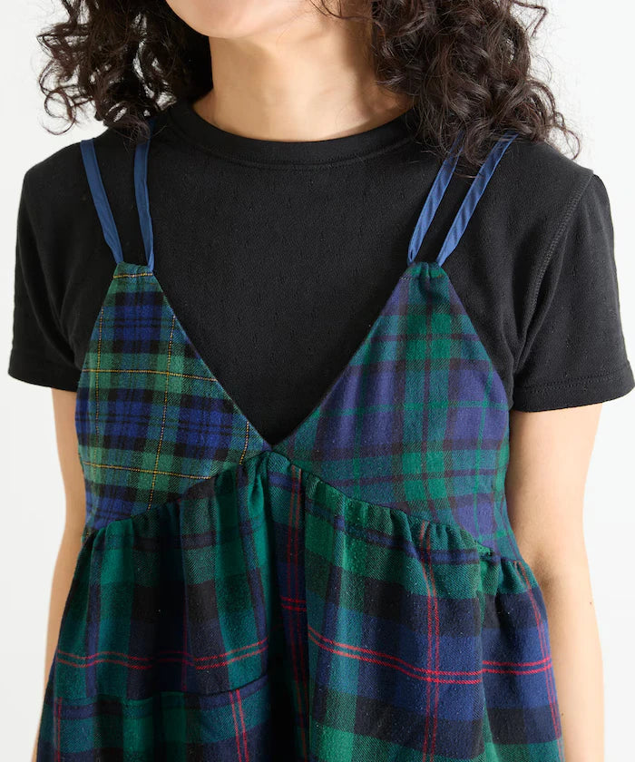 Vintage Remake Check Cami Dress