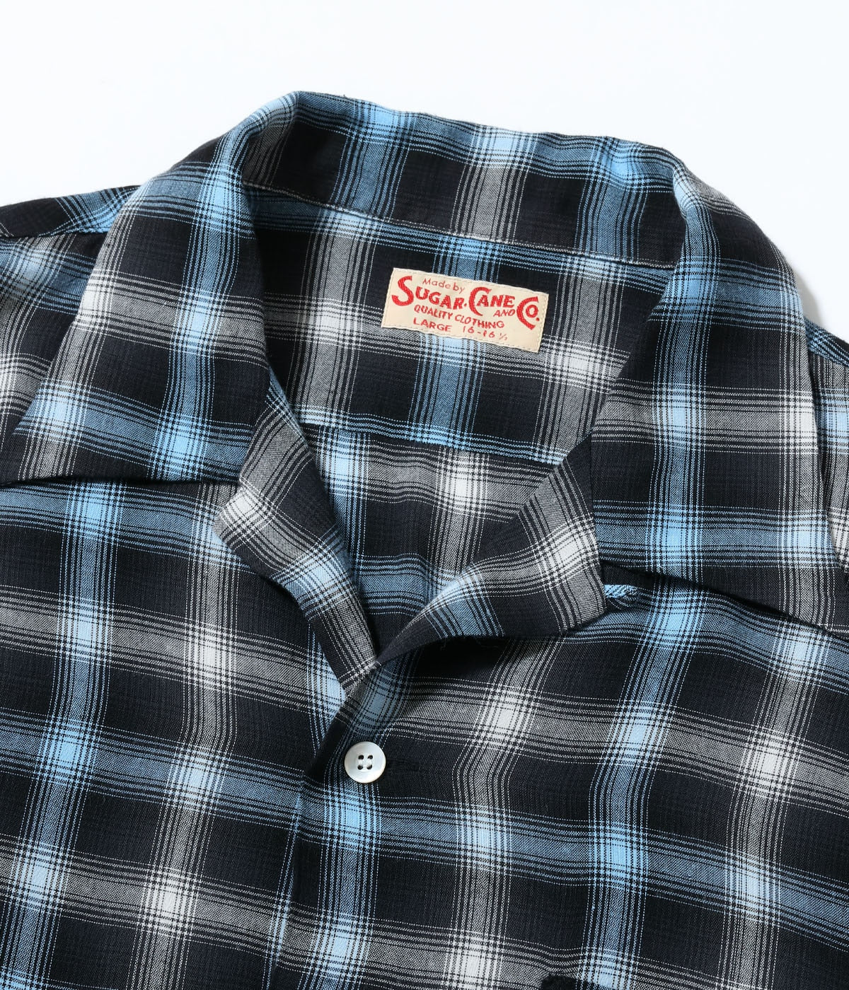 Rayon Ombre Check Open Shirt