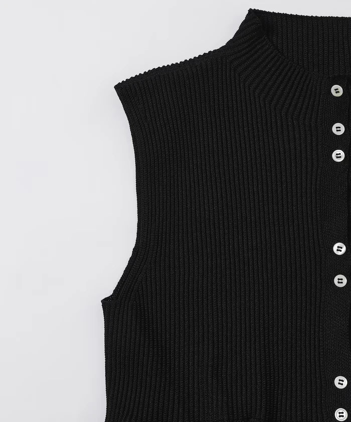 Japan Made Whole Garment Peplum Vest