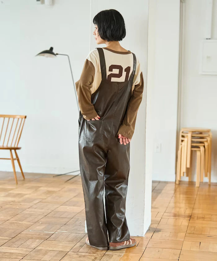 Leatherette Overalls