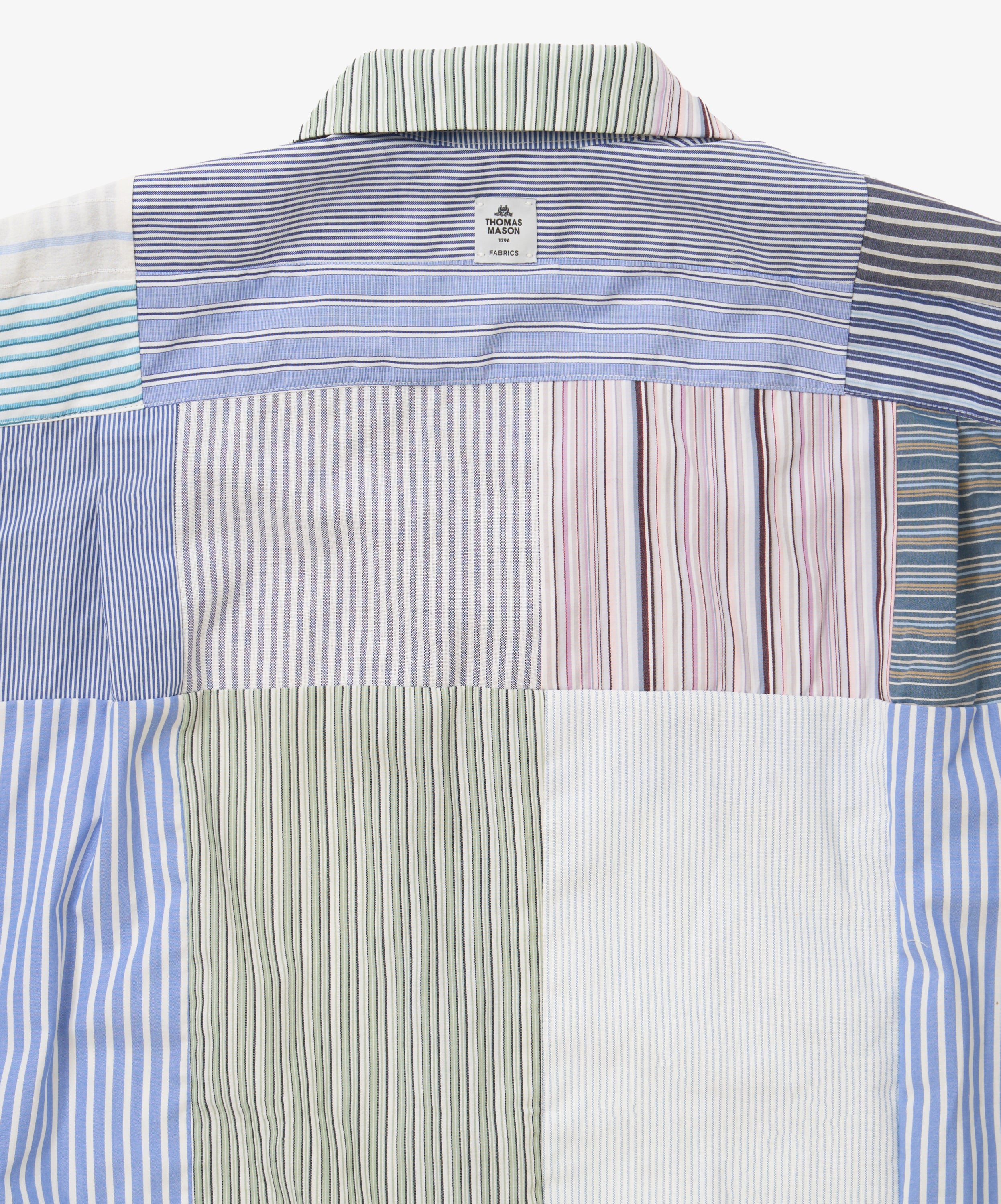 overshirt short sleeve stripe seven