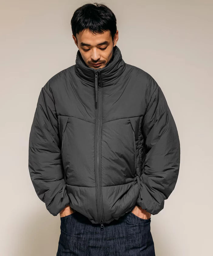PRIMALOFT PUFF JACKET / Primaloft Stand Collar Puff Jacket / Insulated Blouson