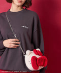 Hello Kitty Fuzzy Pouch Chain Bag