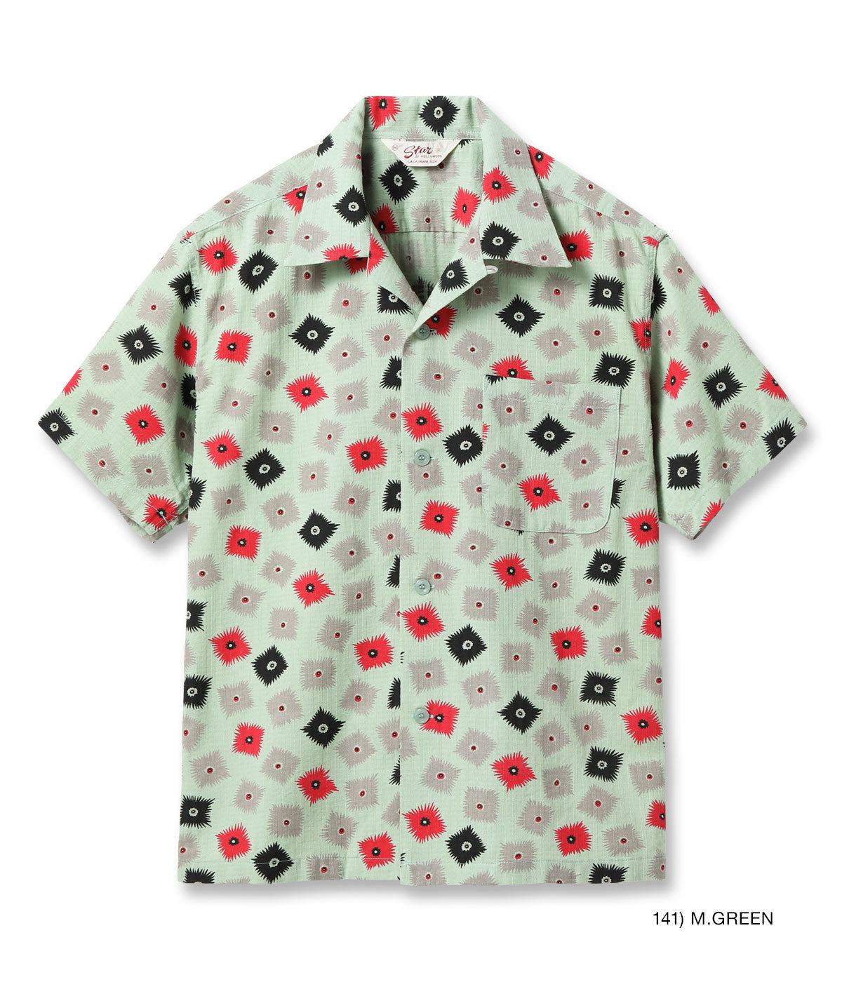 DOBBY COTTON OPEN SHIRT “EXPLOSION”