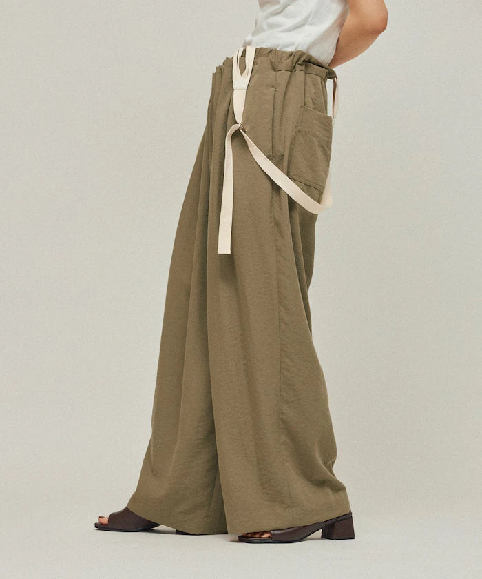 2WAY Suspender Pants / Wide Easy Pants