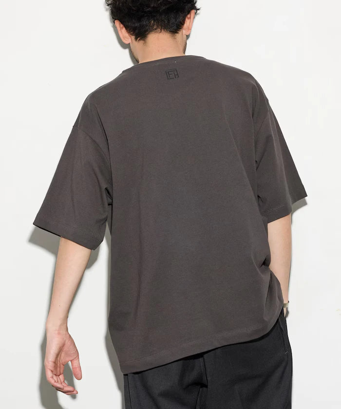 6oz Front Logo Print Crew Neck T-Shirt / Back Print T-Shirt PRINT BURGER