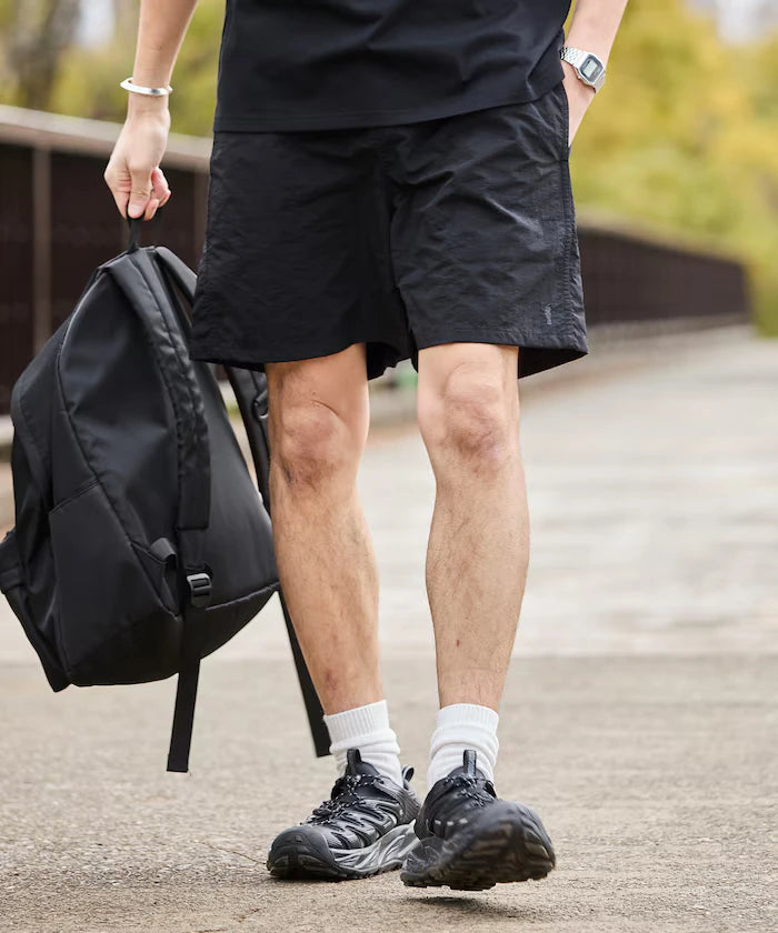 Nylon Short Length Baggy Shorts