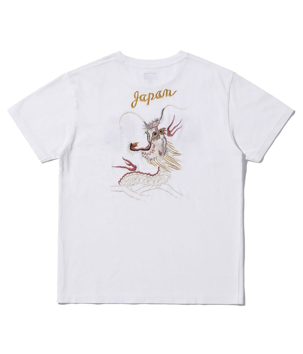 SUKA T-SHIRT EMBROIDERED “RISING DRAGON”