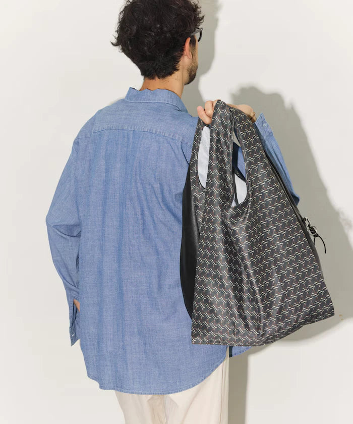 All-over Monogram Print Market Bag Medium Size