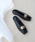 Nuance Plate Open Toe Shoes